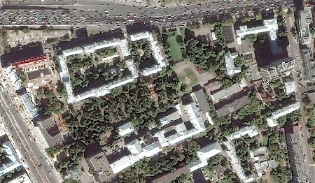 космический снимок парка