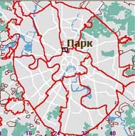 общая карта Москвы